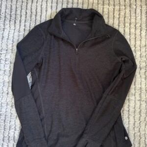 Women's Black Quarter-Zip Pullover